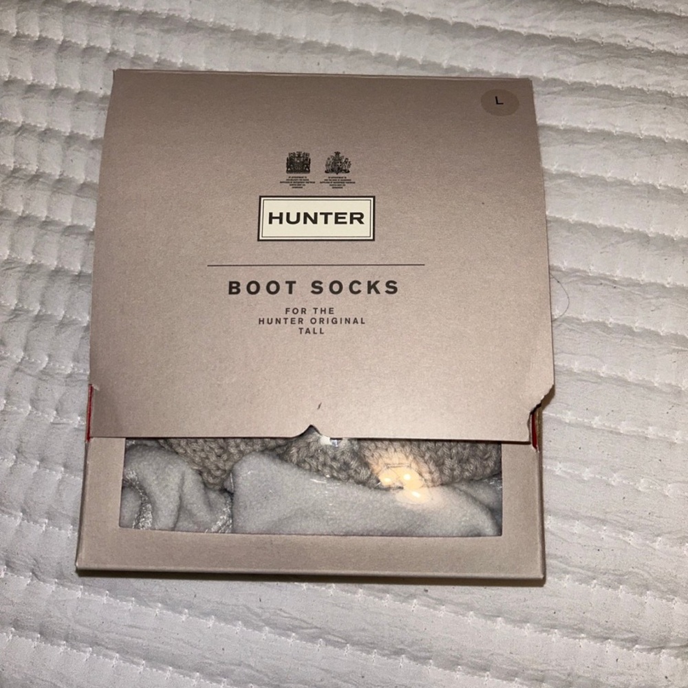 Grey Hunter boot socks